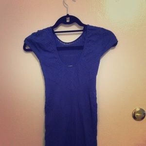 Bebe XS Royal Blue Dress